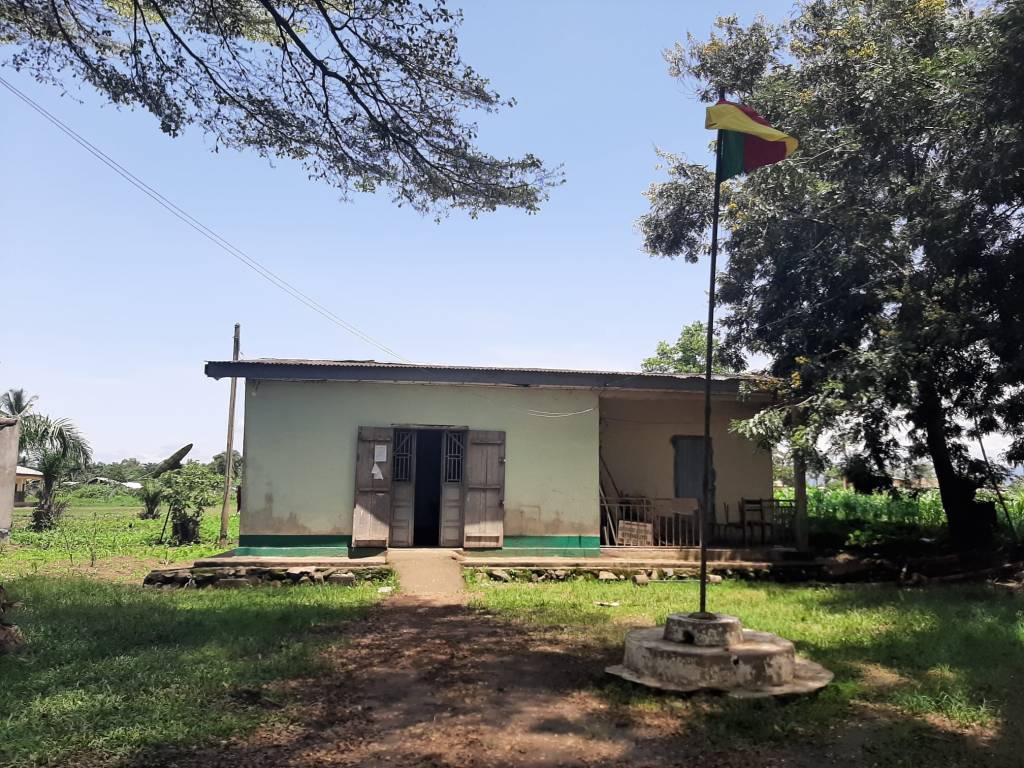 Bâtiment du service de Conservation de la Réserve de Faune de Santchou.